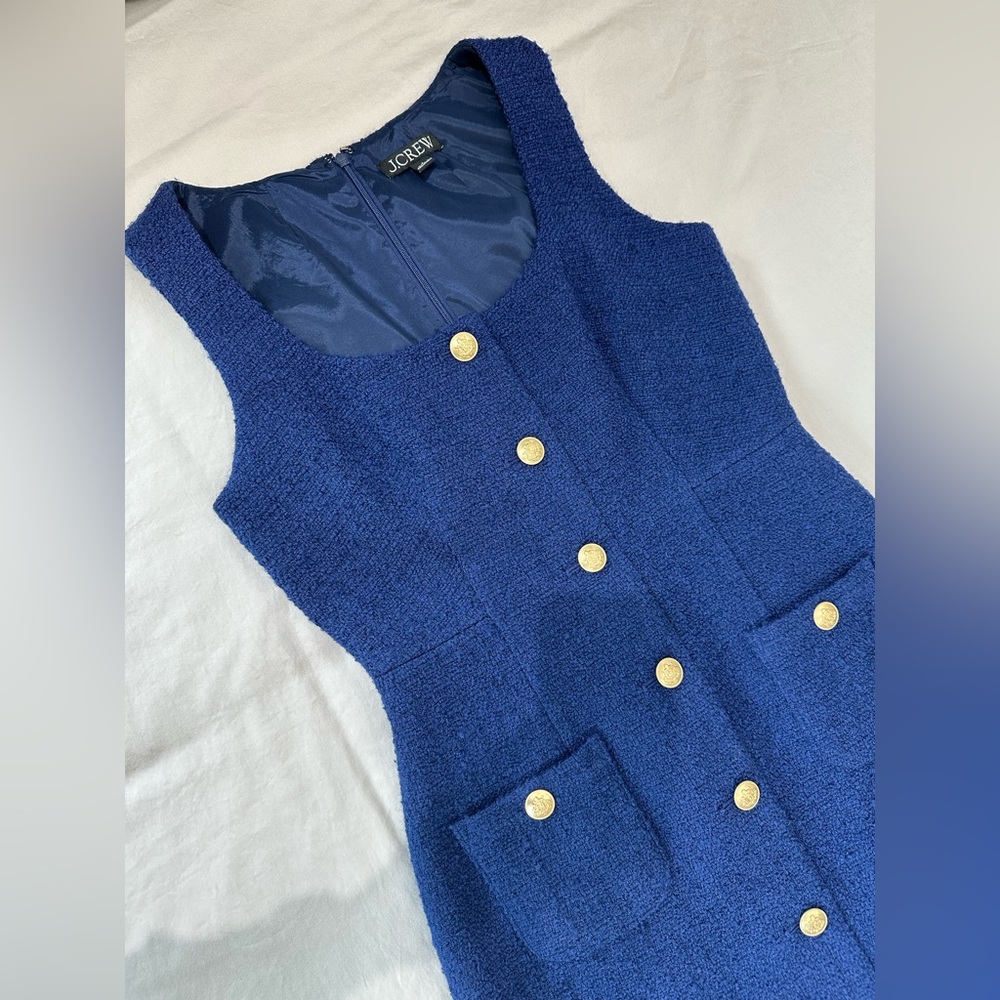J Crew Tweed Sleeveless Dress - Picture 2 of 8